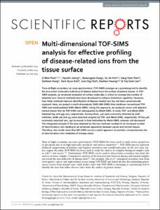 Multi-dimensional TOF-SIMS analysis for effective profiling of disease-related ions from the tissue surface