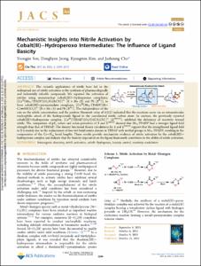 Mechanistic Insights into Nitrile Activation by Cobalt(III)-Hydroperoxo Intermediates: The Influence of Ligand Basicity