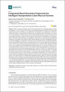 Component-Based Interactive Framework for Intelligent Transportation Cyber-Physical Systems