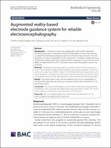 Augmented reality-based electrode guidance system for reliable electroencephalography