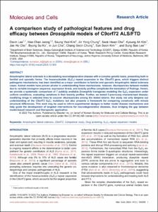 A comparison study of pathological features and drug efficacy between Drosophila models of C9orf72 A.pdf