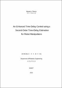 An Enhanced Time-Delay Control using a Second-Order Time-Delay Estimation for Robot Manipulators