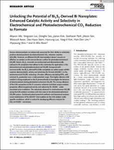 Unlocking the Potential of Bi2S3-Derived Bi Nanoplates: Enhanced Catalytic Activity and Selectivity in Electrochemical and Photoelectrochemical CO2 Reduction to Formate