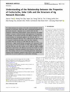 Understanding of the Relationship between the Properties of Cu(In,Ga)Se2 Solar Cells and the Structure of Ag Network Electrodes