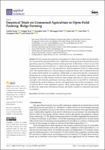 Empirical Trials on Unmanned Agriculture in Open-Field Farming: Ridge Forming