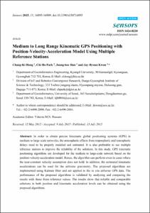 Medium to Long Range Kinematic GPS Positioning with Position-Velocity-Acceleration Model Using Multiple Reference Stations