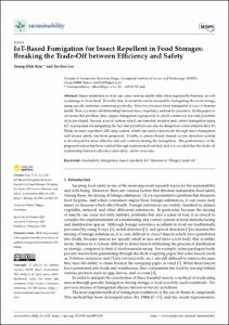 IoT-Based Fumigation for Insect Repellent in Food Storages: Breaking the Trade-Off between Efficiency and Safety