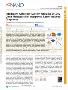 Intelligent Olfactory System Utilizing In Situ Ceria Nanoparticle-Integrated Laser-Induced Graphene