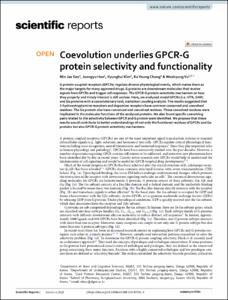 Coevolution underlies GPCR-G protein selectivity and functionality