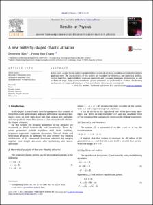 A new butterfly-shaped chaotic attractor