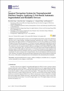 Surgical Navigation System for Transsphenoidal Pituitary Surgery Applying U-Net-Based Automatic Segmentation and Bendable Devices