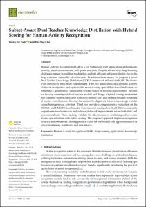 Subset-Aware Dual-Teacher Knowledge Distillation with Hybrid Scoring for Human Activity Recognition