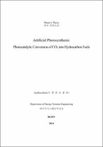 Artificial Photosynthesis: Photocatalytic Conversion of CO2 into Hydrocarbon Fuels