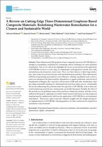 A Review on Cutting-Edge Three-Dimensional Graphene-Based Composite Materials: Redefining Wastewater Remediation for a Cleaner and Sustainable World