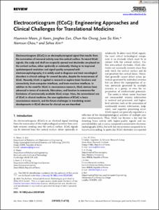 Electrocorticogram (ECoG): Engineering Approaches and Clinical Challenges for Translational Medicine