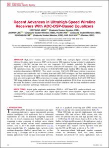 Recent Advances in Ultra-High-Speed Wireline Receivers with ADC-DSP-Based Equalizers
