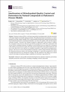 Amelioration of Mitochondrial Quality Control and Proteostasis by Natural Compounds in Parkinson’s Disease Models