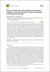 Business model innovation through a rectangular compass: From the perspective of open innovation with mechanism design