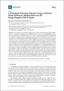 A Pedestrian Detection Scheme Using a Coherent Phase Difference Method Based on 2D Range-Doppler FMCW Radar