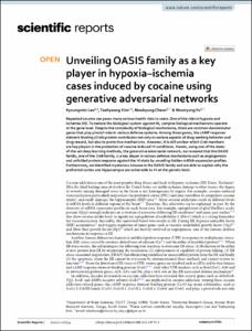 Unveiling OASIS family as a key player in hypoxia–ischemia cases induced by cocaine using generative adversarial networks