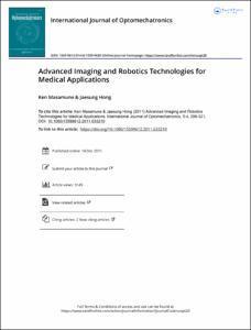 Advanced Imaging and Robotics Technologies for Medical Applications
