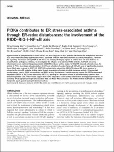PI3K delta contributes to ER stress-associated asthma through ER-redox disturbances: the involvement of the RIDD-RIG-I-NF-kappa B axis