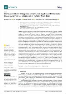 Imbalanced loss-integrated deep-learning-based ultrasound image analysis for diagnosis of rotator-cuff tear