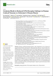 Gintonin Binds to Reduced LPA4 Receptor Subtype in Human Cortical Neurons in Alzheimer's Disease Brains