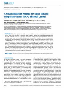 A Novel Mitigation Method for Noise-Induced Temperature Error in CPU Thermal Control