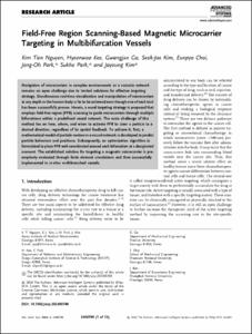 Field-Free Region Scanning-Based Magnetic Microcarrier Targeting in Multibifurcation Vessels