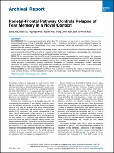 Parietal-Frontal Pathway Controls Relapse of Fear Memory in a Novel Context