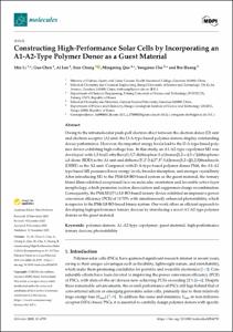 Constructing High-Performance Solar Cells by Incorporating an A1-A2-Type Polymer Donor as a Guest Material
