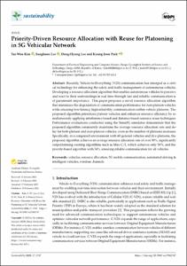 Priority-Driven Resource Allocation with Reuse for Platooning in 5G Vehicular Network