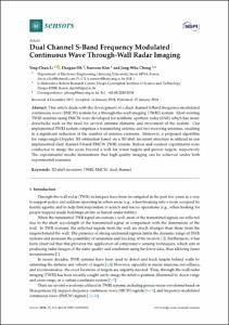 Dual Channel S-Band Frequency Modulated Continuous Wave Through-Wall Radar Imaging
