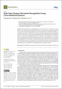 Real-Time Human Movement Recognition Using Ultra-Wideband Sensors