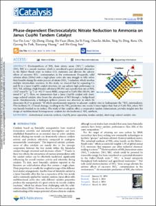 Phase-dependent Electrocatalytic Nitrate Reduction to Ammonia on Janus Cu@Ni Tandem Catalyst