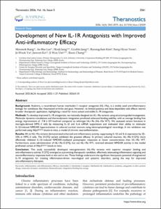 Development of New IL-1R Antagonists with Improved Anti-inflammatory Efficacy
