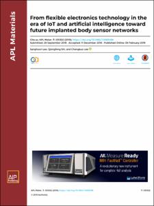 2019_APL Mater_19V7_031302_From flexible electronics technology in the era of IoT and artificial intelligence toward future implanted body sensor networks.pdf.jpg