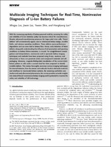 Multiscale Imaging Techniques for Real-Time, Noninvasive Diagnosis of Li-Ion Battery Failures