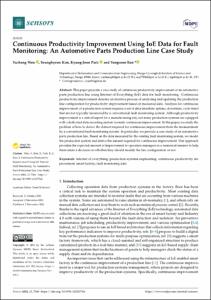 Continuous productivity improvement using ioe data for fault monitoring: An automotive parts production line case study