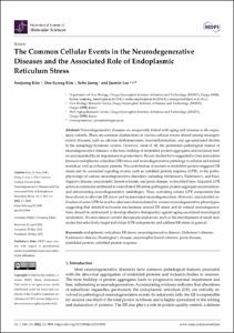 The Common Cellular Events in the Neurodegenerative Diseases and the Associated Role of Endoplasmic Reticulum Stress