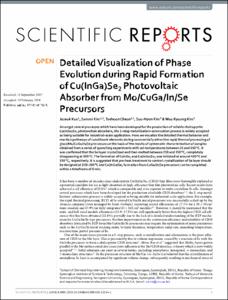 Detailed Visualization of Phase Evolution during Rapid Formation of Cu(InGa)Se-2 Photovoltaic Absorber from Mo/CuGa/In/Se Precursors