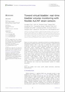 Toward virtual bladder: real-time bladder volume monitoring with flexible AuCNT strain sensors