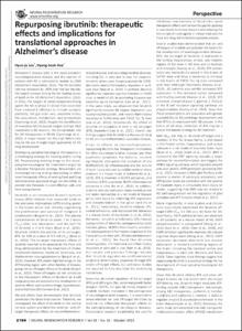 Repurposing ibrutinib: therapeutic effects and implications for translational approaches in Alzheimer's disease