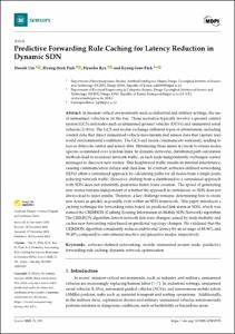 Predictive Forwarding Rule Caching for Latency Reduction in Dynamic SDN