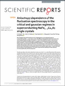 Anisotropy dependence of the fluctuation spectroscopy in the critical and gaussian regimes in superconducting NaFe1-xCoxAs single crystals