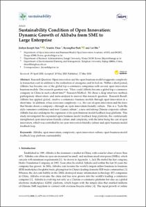 Sustainability Condition of Open Innovation: Dynamic Growth of Alibaba from SME to Large Enterprise