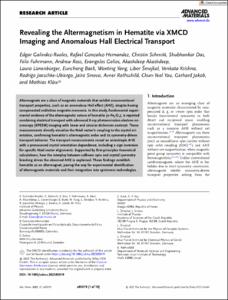 Revealing the Altermagnetism in Hematite via XMCD Imaging and Anomalous Hall Electrical Transport