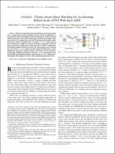 CABANA: Cluster-Aware Query Batching for Accelerating Billion-Scale ANNS with Intel® AMX