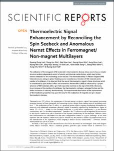 Thermoelectric Signal Enhancement by Reconciling the Spin Seebeck and Anomalous Nernst Effects in Ferromagnet/Non-magnet Multilayers